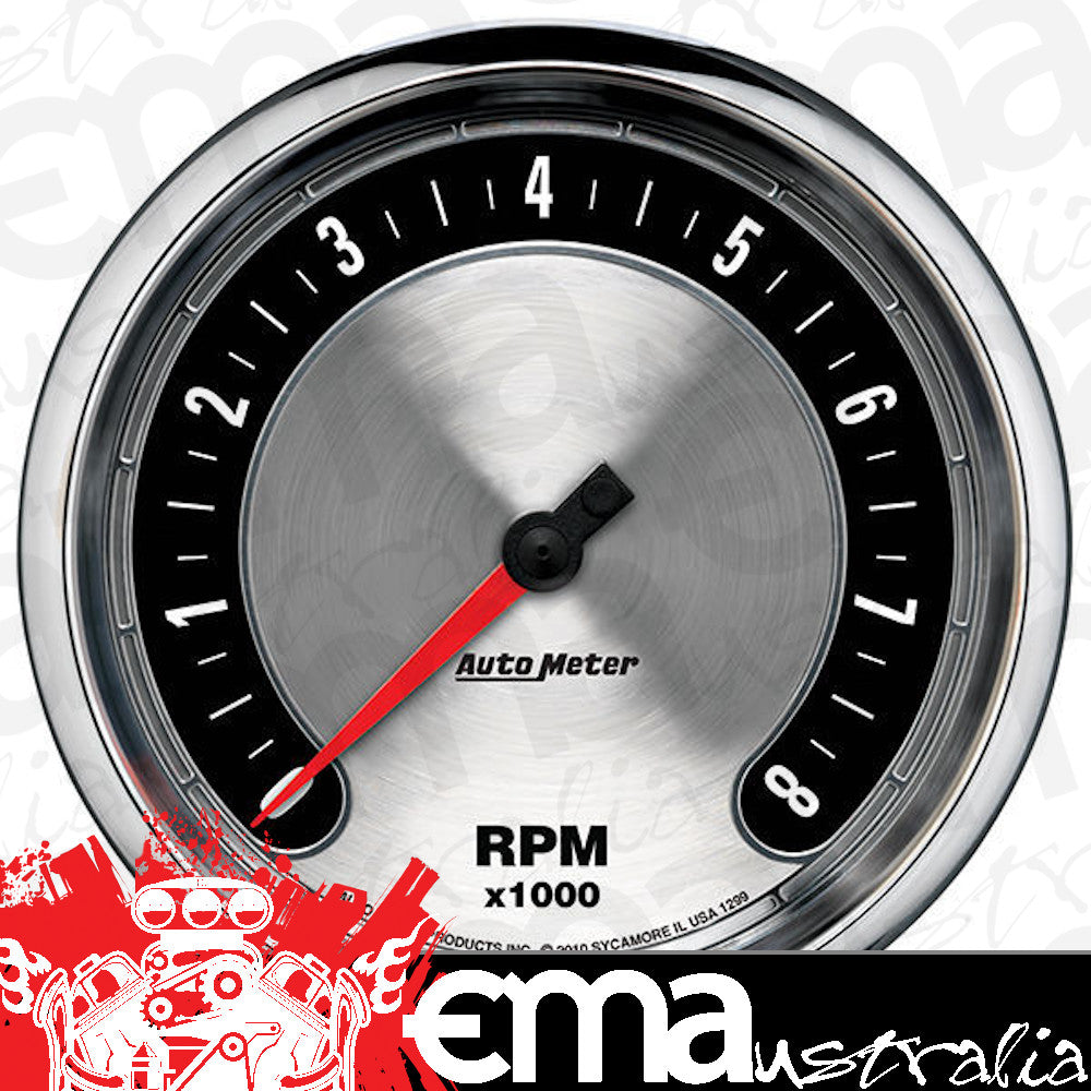 AutoMeter 1299 5" IN-DASH TACHOMETER, 0-8,000 RPM, AMERICAN MUSCLE