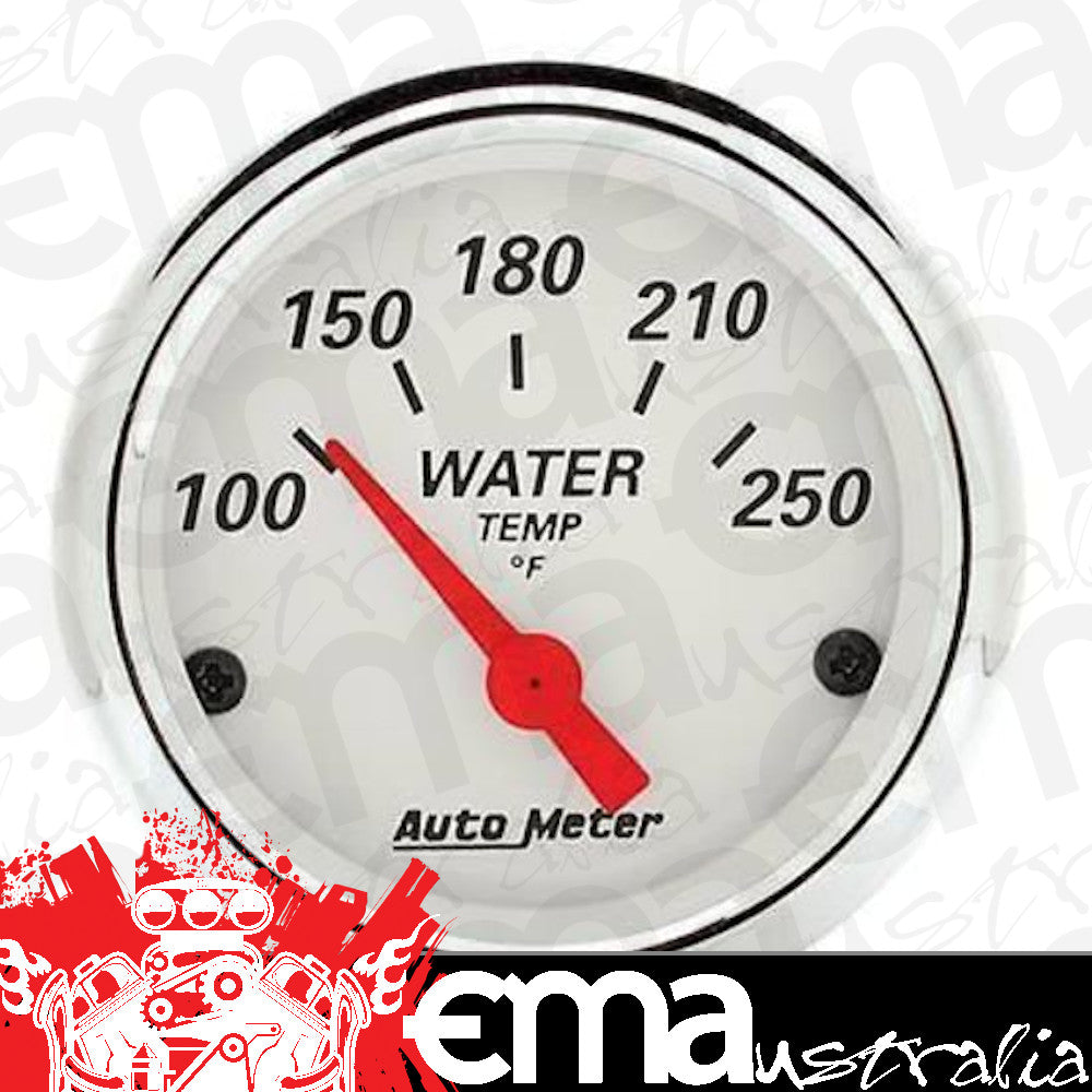 AutoMeter 1337 2-1/16" WATER TEMPERATURE, 100-250 F, ARCTIC WHITE