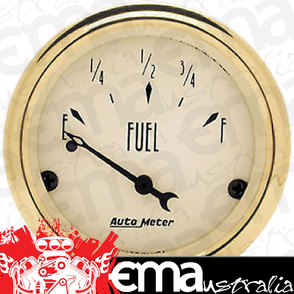 AutoMeter AU1504 Golden Oldies 2-1/16" Electronic Fuel Level Gauge 0-90 OHMS