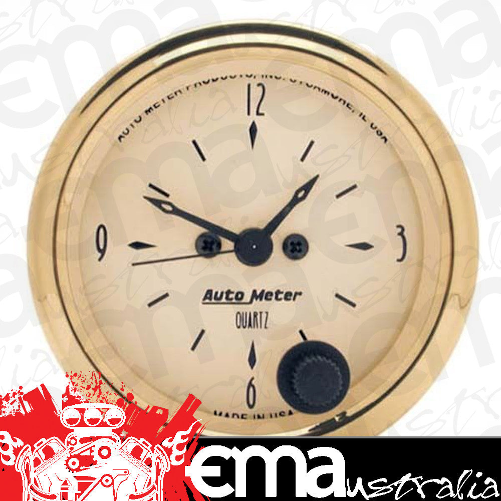 AutoMeter 1586 2-1/16" CLOCK, 12 HOUR, GOLDEN OLDIES