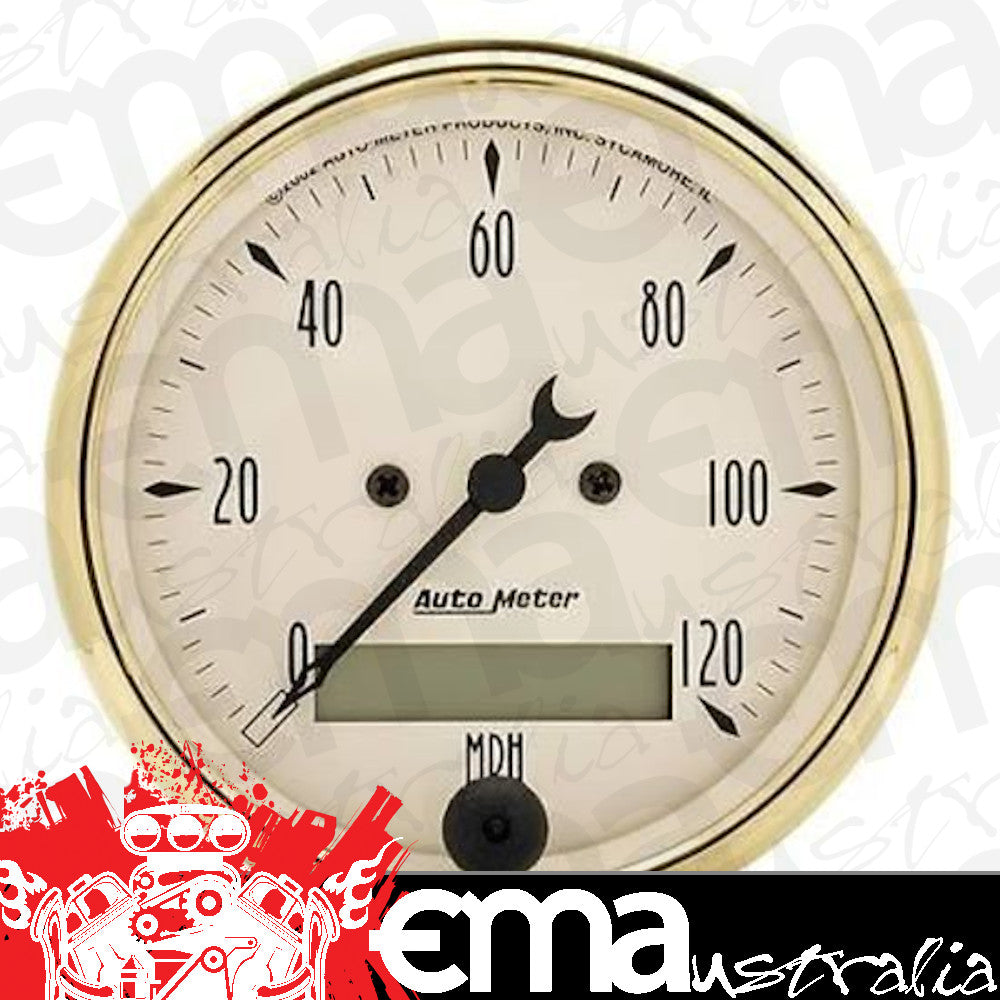 AutoMeter 1588 3-1/8" SPEEDOMETER, 0-120 MPH, GOLDEN OLDIES