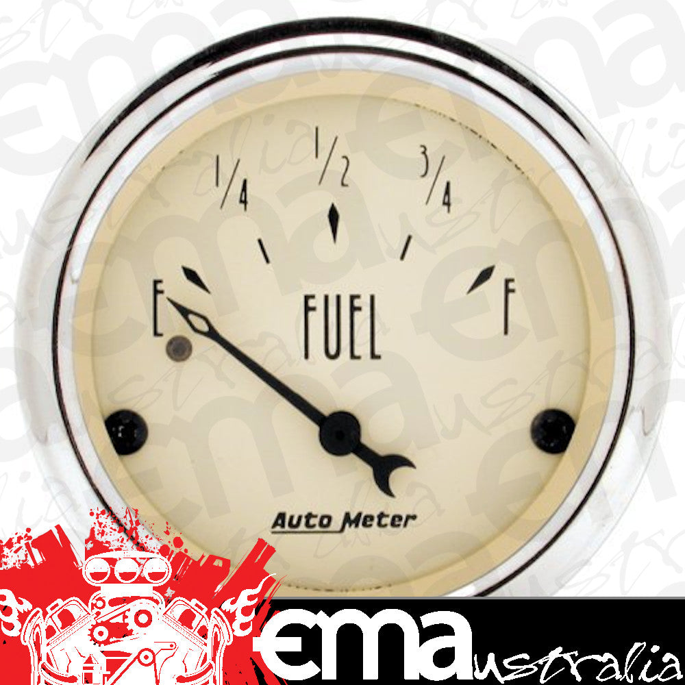 AutoMeter 1817 2-1/16" FUEL LEVEL, 240-33 Ohm ANTIQUE BEIGE