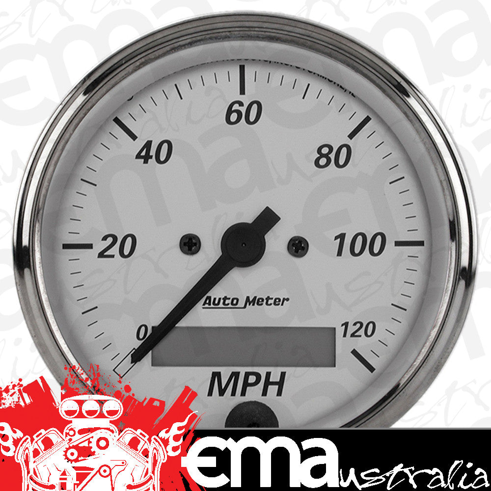 AutoMeter 1988 3-1/8" SPEEDOMETER, 0-120 MPH, AMERICAN PLATINUM