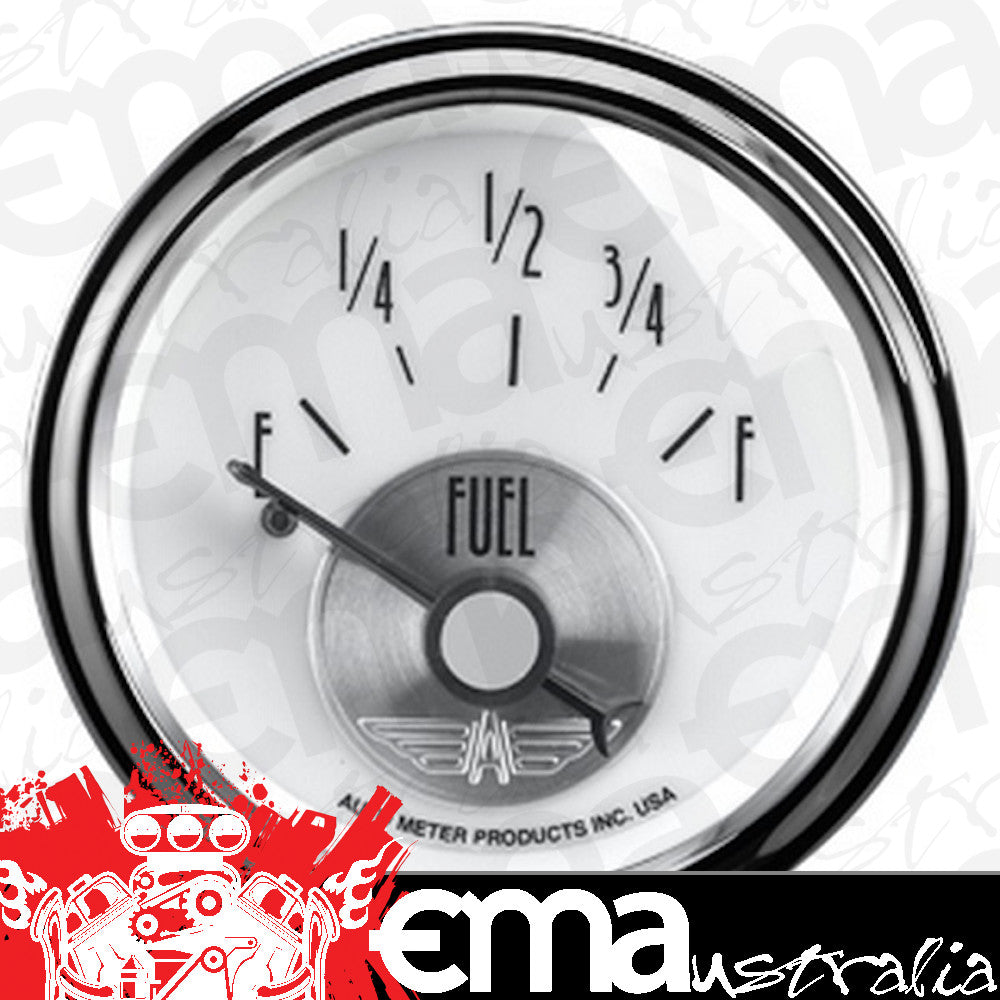 AutoMeter 2015 2-1/16" Fuel Level 0-90 Ohm SSE Prestige Pearl