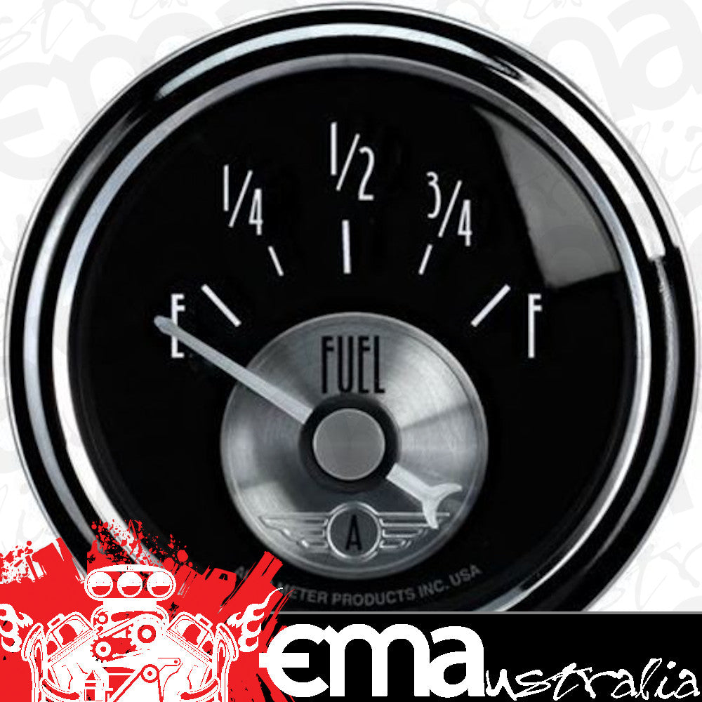 AutoMeter 2016 2-1/16" FUEL LEVEL, 240- 33 Ohm, SSE,PRESTIGE BLK