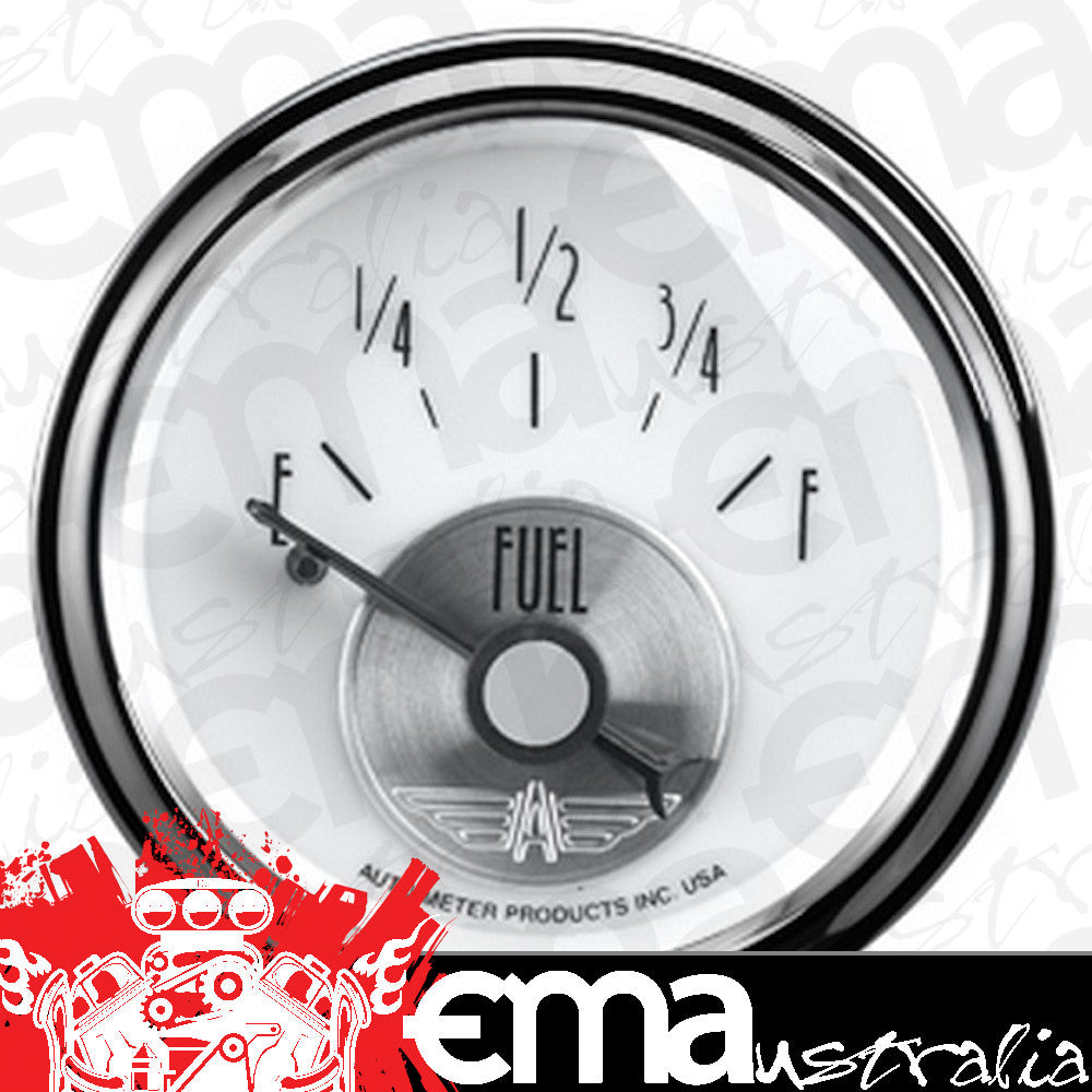 AutoMeter 2018 2-1/16" Fuel Level 240-33 Ohm SSE Prestige Pearl