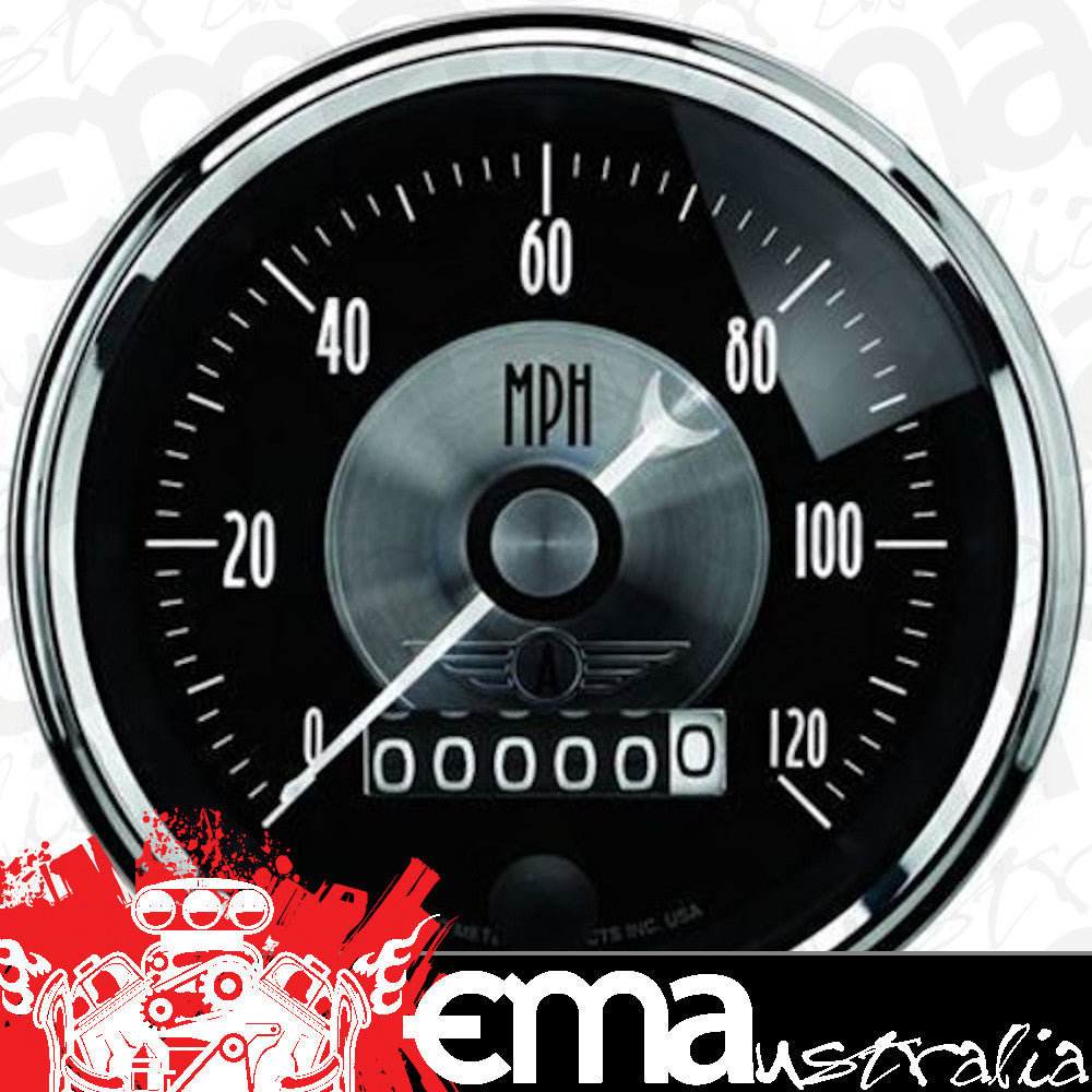 AutoMeter 2088 3-3/8" SPEEDOMETER, 0-120 MPH, PRESTIGE BLACK DIAMOND