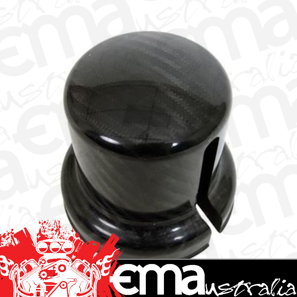 AutoMeter 2155 GAUGE COVER, FOR 5" PEDESTAL TACHOMETER, CARBON FIBER CUP