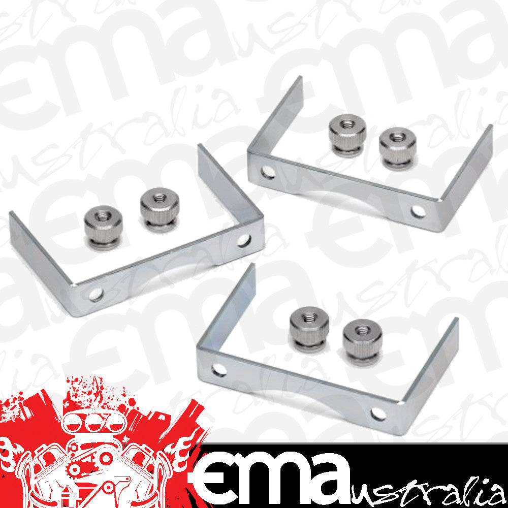 AutoMeter 2226 GAUGE BRACKET KIT, 2-5/8", ALUMINUM, QTY 3
