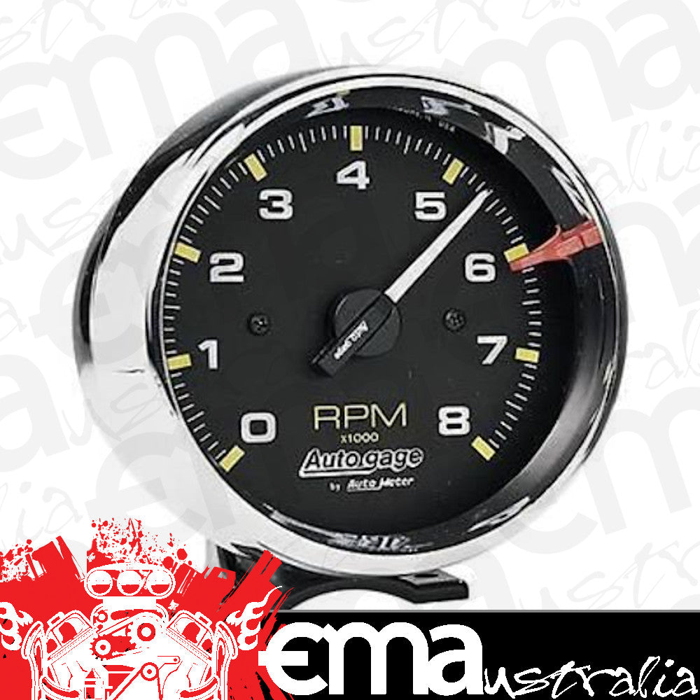 AutoMeter 2301 3-3/4" PEDESTAL TACHOMETER, 0-8,000 RPM, AUTO GAGE