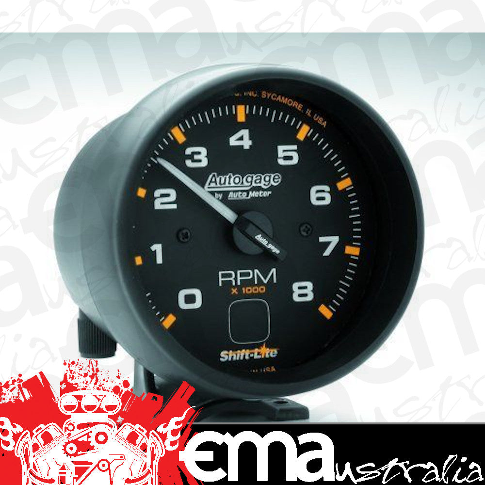 AutoMeter 2302 3-3/4" PEDESTAL TACHOMETER, 0-8,000 RPM, AUTO GAGE