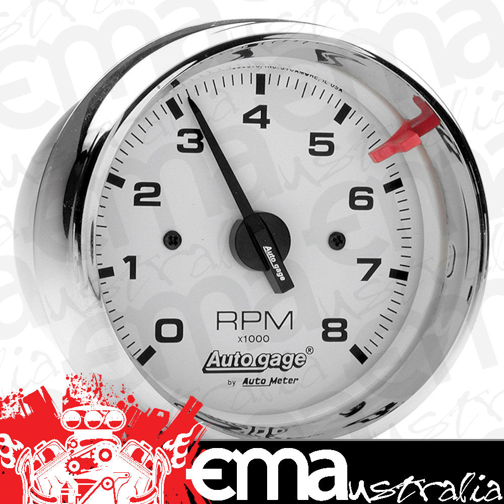 AutoMeter 2304 3-3/4" PEDESTAL TACHOMETER, 0-8,000 RPM, AUTO GAGE