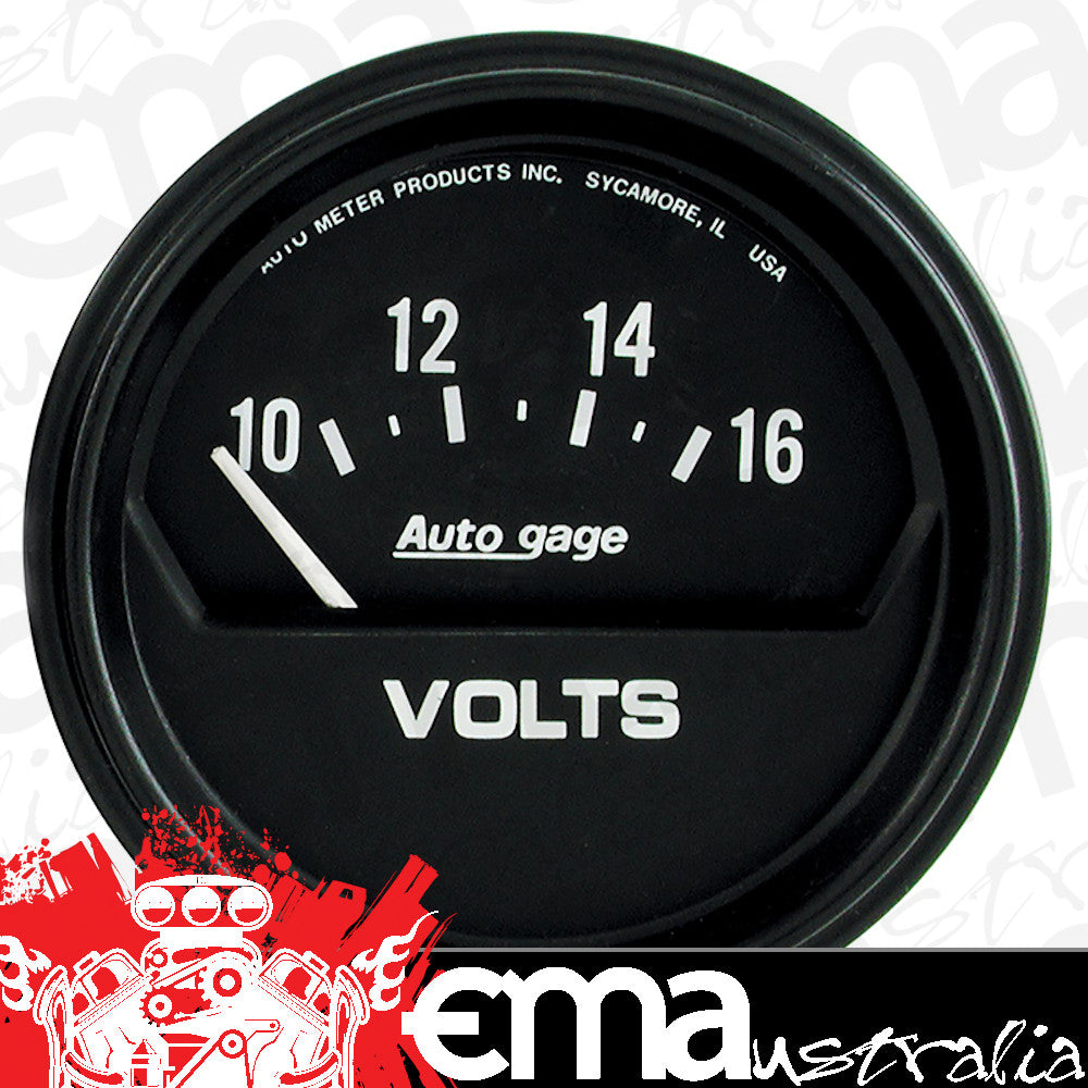 AutoMeter 2319 2-5/8" VOLTMETER, 10-16V, AUTO GAGE