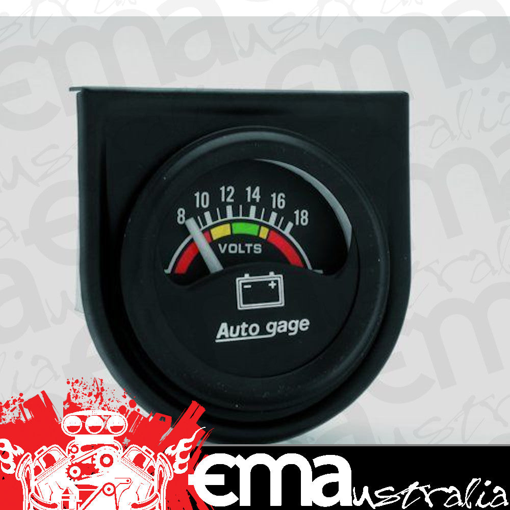 AutoMeter 2356 1-1/2-1/16" VOLTMETER, 8-18V, AUTO GAGE