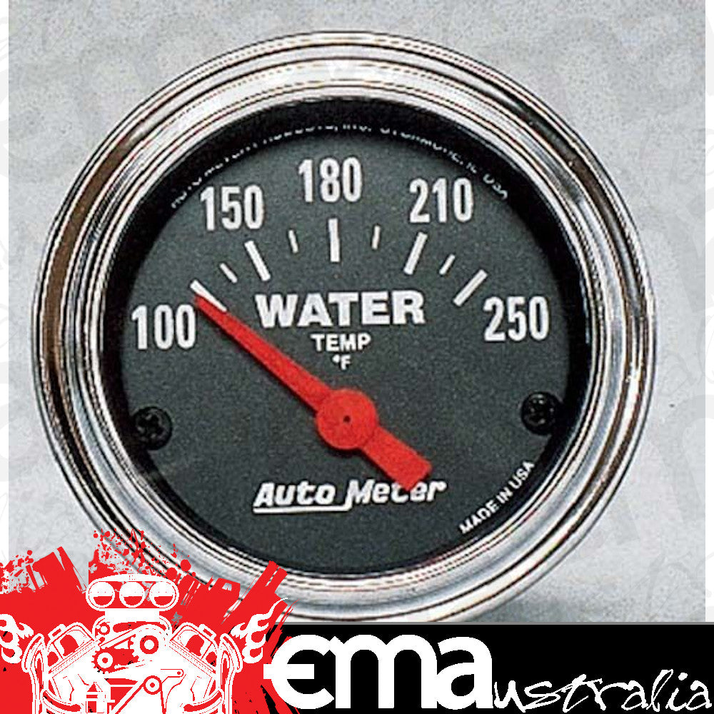 AutoMeter AU2532 Traditional Chrome 2-1/16" Water Temperature Gauge 100-250????F