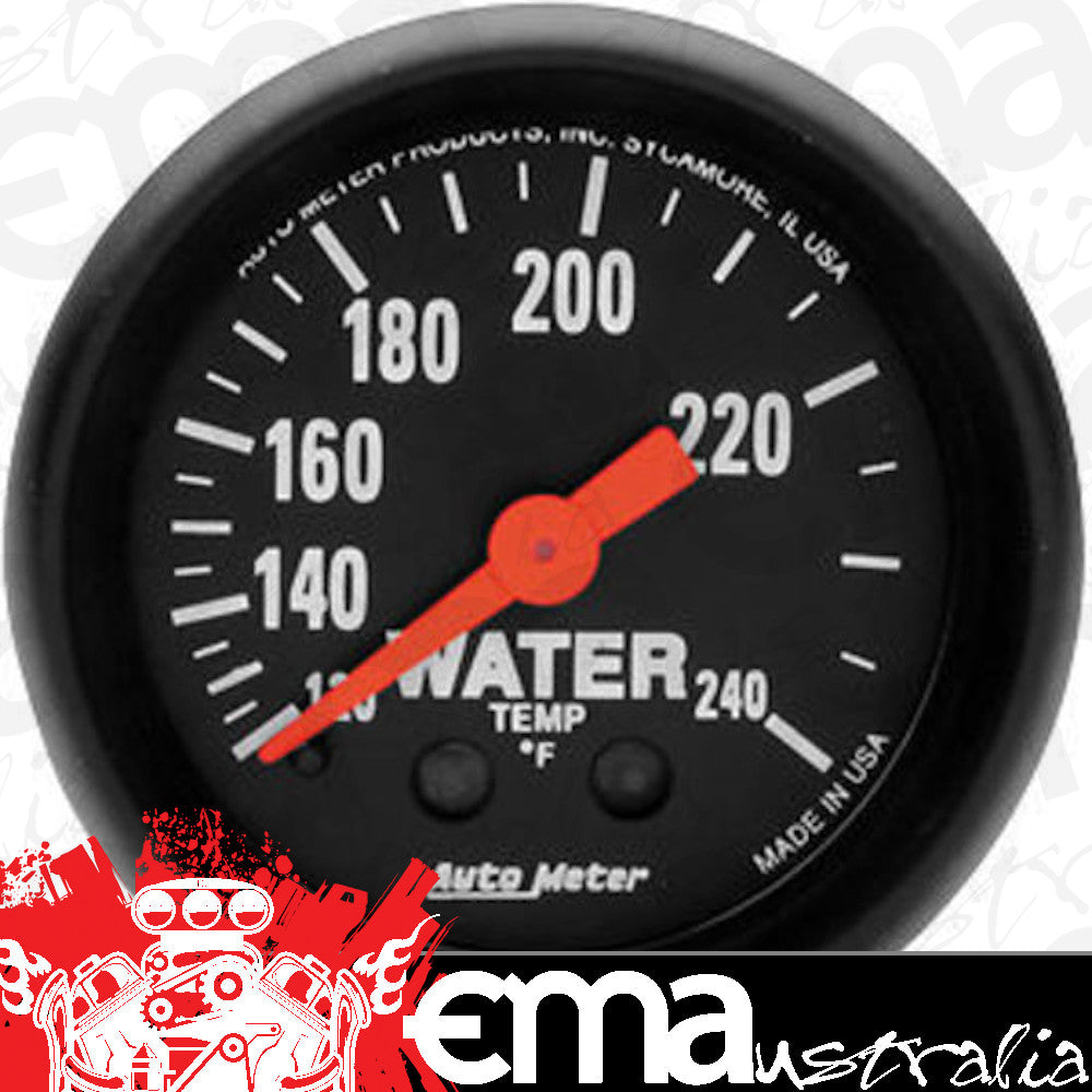 AutoMeter 2607 2-1/16" WATER TEMPERATURE, 120-240 F, Z-SERIES