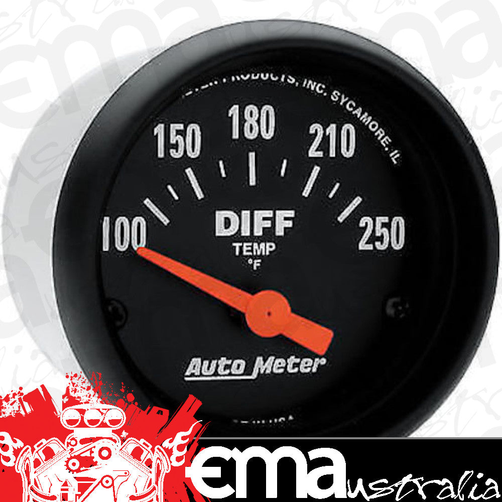 AutoMeter AU2636 Z-Series 2-1/16" Elec Differential Oil Temp Gauge 100-250¶øF