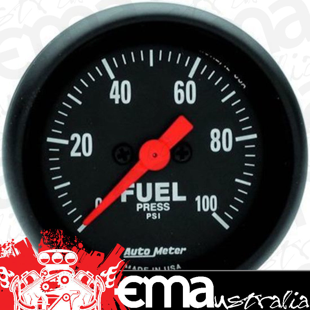 AutoMeter 2663 2-1/16" FUEL PRESSURE, 0-100 PSI, Z-SERIES