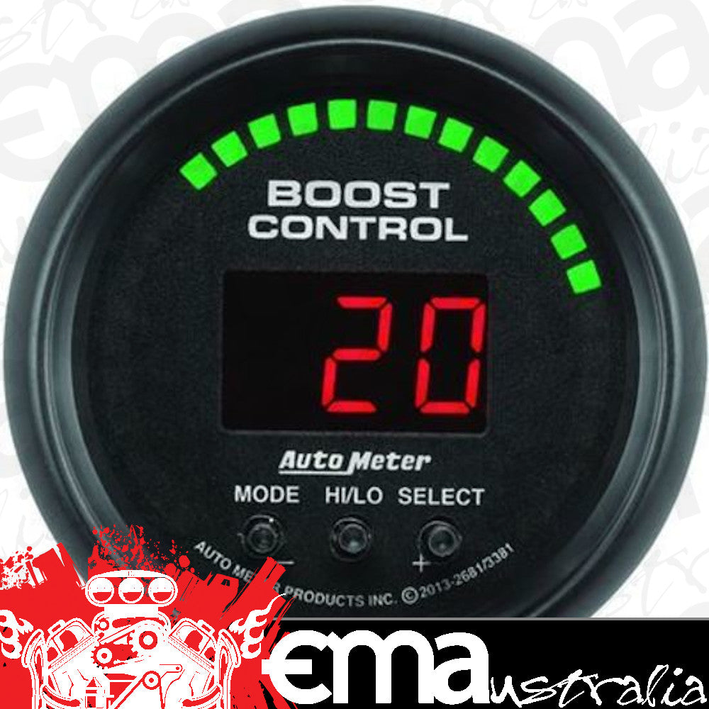 AutoMeter 2681 2-1/16" BOOST CONTROLLER, 30 IN HG/30 PSI, Z-SERIES