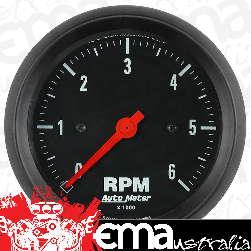 AutoMeter 2695 3-3/8" IN-DASH TACHOMETER, 0-6,000 RPM, Z-SERIES