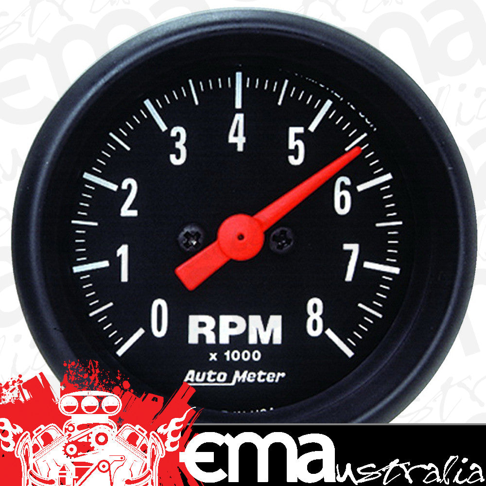 AutoMeter 2698 2-1/16" IN-DASH TACHOMETER, 0-8,000 RPM, Z-SERIES