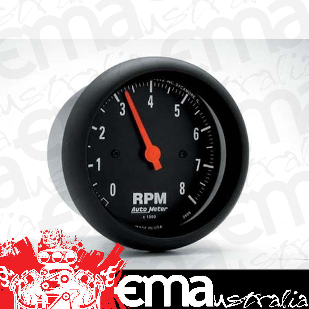 AutoMeter 2699 3-3/8" IN-DASH TACHOMETER, 0-8,000 RPM, Z-SERIES