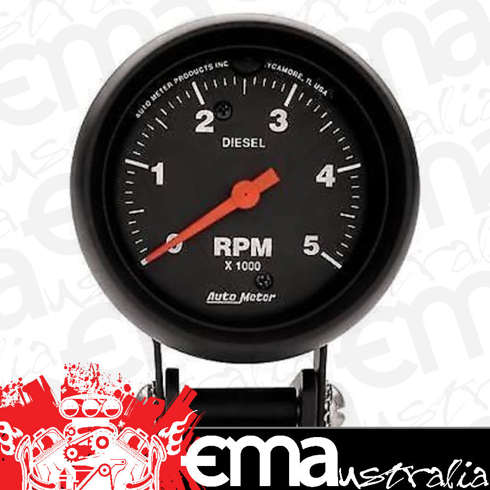 AutoMeter 2888 2-5/8" PEDESTAL TACHOMETER, 0-5,000 RPM, Z-SERIES