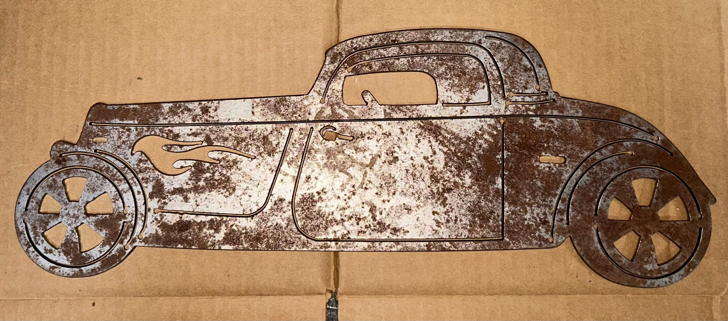 EMA-PC-025 Hotrod Plasma Cut Sign 49cm x 17cm