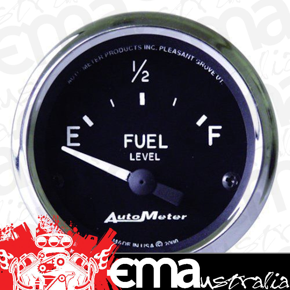 AutoMeter AU201975 Cobra 2-1/16" Elec Fuel Level Gauge 16-158 OHMS