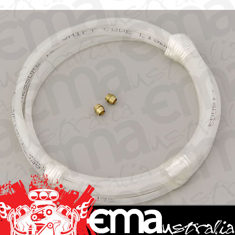 AutoMeter 3226 TUBING, NYLON, 1/8", 12FT. LENGTH, INCL. 1/8" NPTF BRASS COMPRESSION FITTINGS