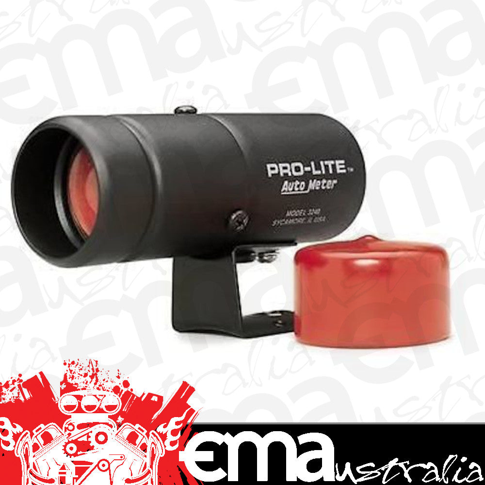 AutoMeter 3240 WARNING LIGHT, BLACK PRO-LITE