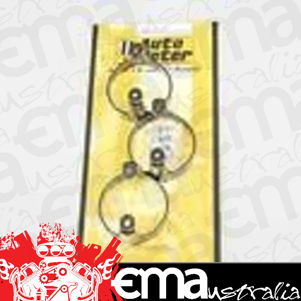 AutoMeter AU3245 2-5/8" Gauge Mounting Brackets Black Plastic Inc. Thumb Nuts