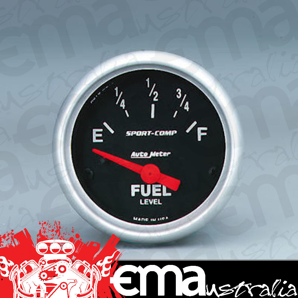 AutoMeter 3314 2-1/16" FUEL LEVEL, 0-90 Ohm, SSE, SPORT-COMP