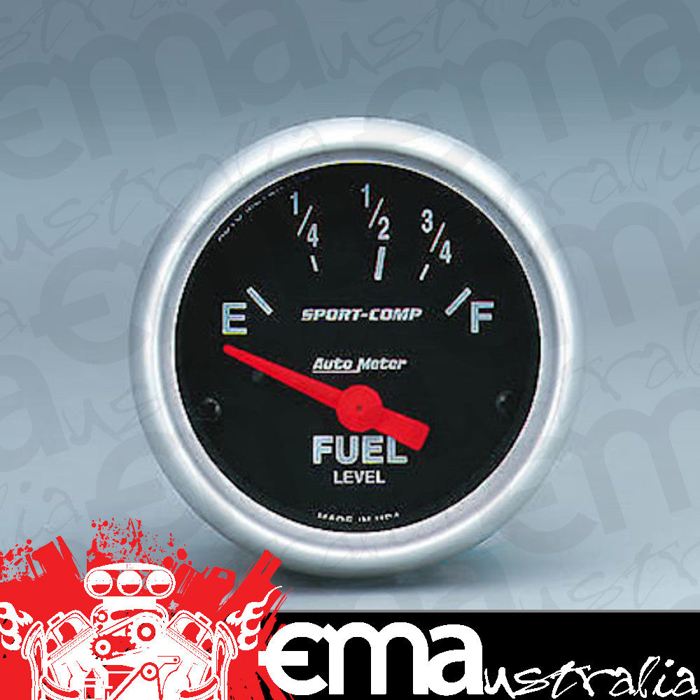 AutoMeter AU3315 Sport-Comp 2-1/16" Fuel Level Gauge Ford 73 OHMS Empty 8-12 Full