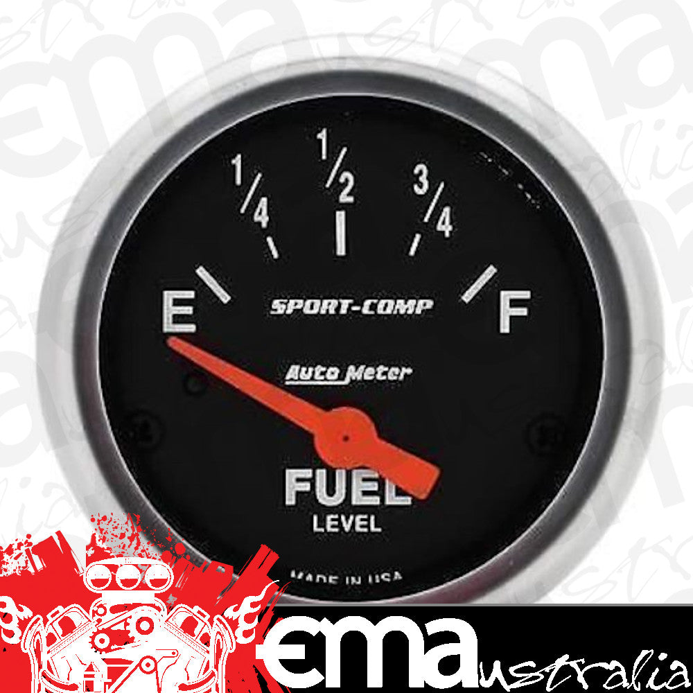 AutoMeter 3316 2-1/16" FUEL LEVEL, 240-33 Ohm SSE, SPORT-COMP