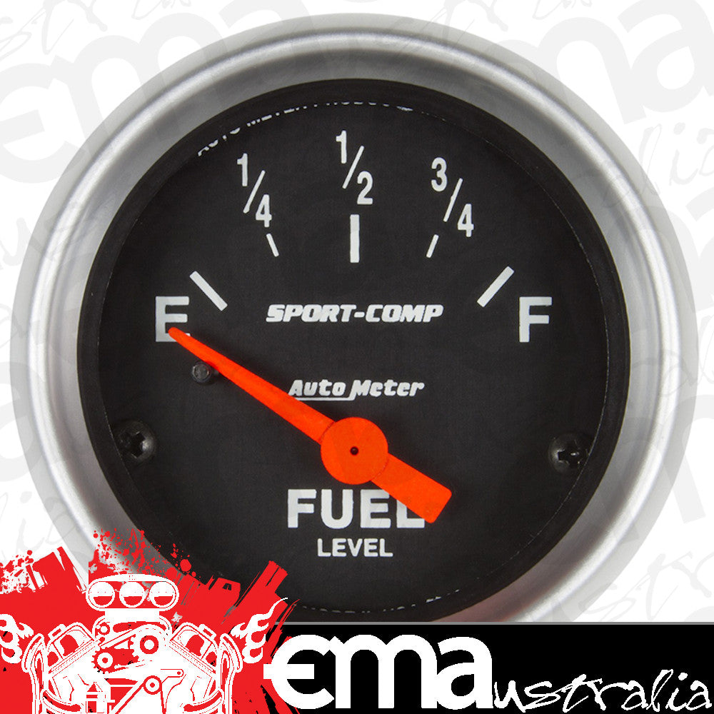 AutoMeter 3319 2-1/16" FUEL LEVEL, 73-10 Ohm LINEAR, SPORT-COMP