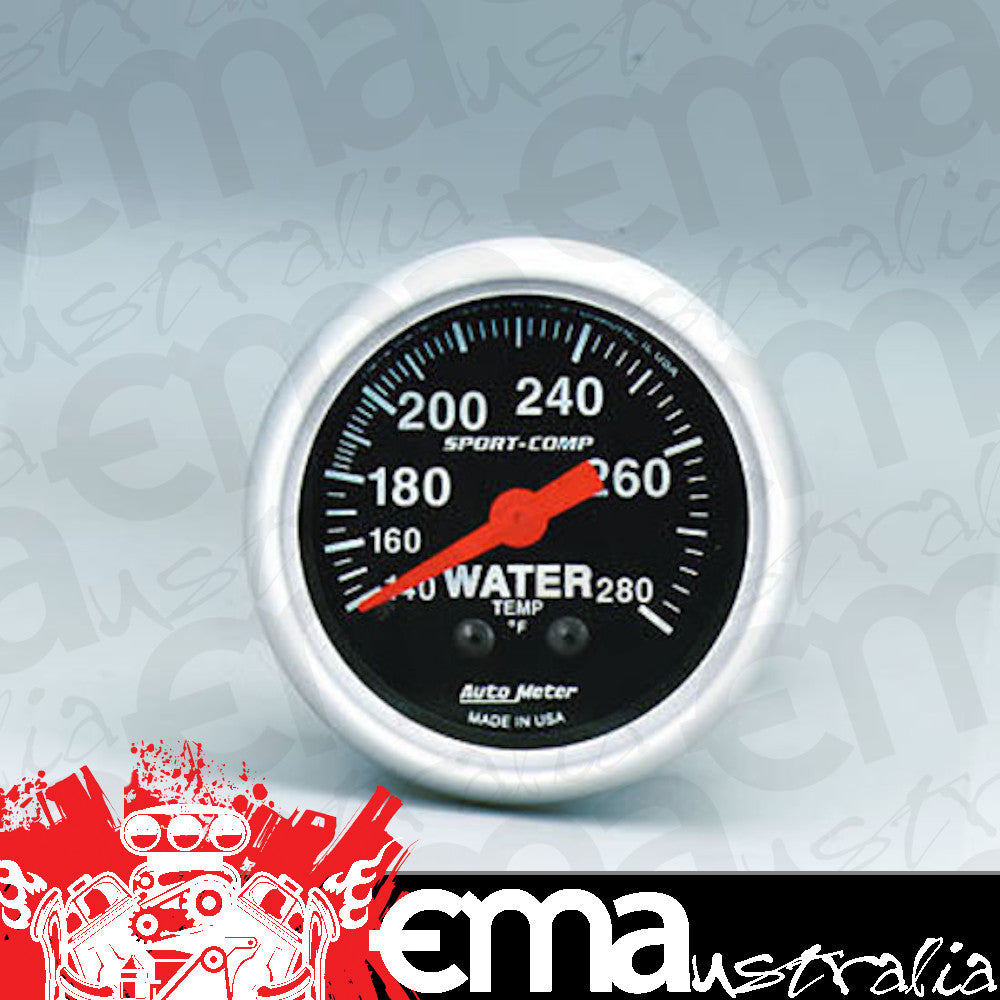 AutoMeter 3331 2-1/16" WATER TEMPERATURE, 140-280 F, SPORT-COMP