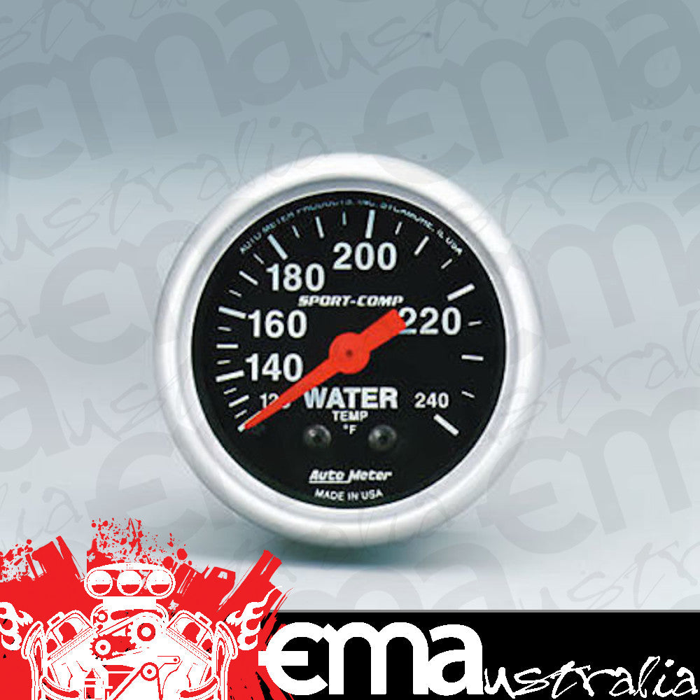 AutoMeter 3332 2-1/16" WATER TEMPERATURE, 120-240 F, SPORT-COMP