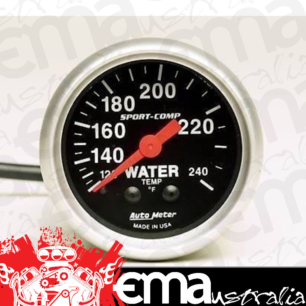 AutoMeter 3333 2-1/16" WATER TEMPERATURE, 120-240 F, SPORT-COMP