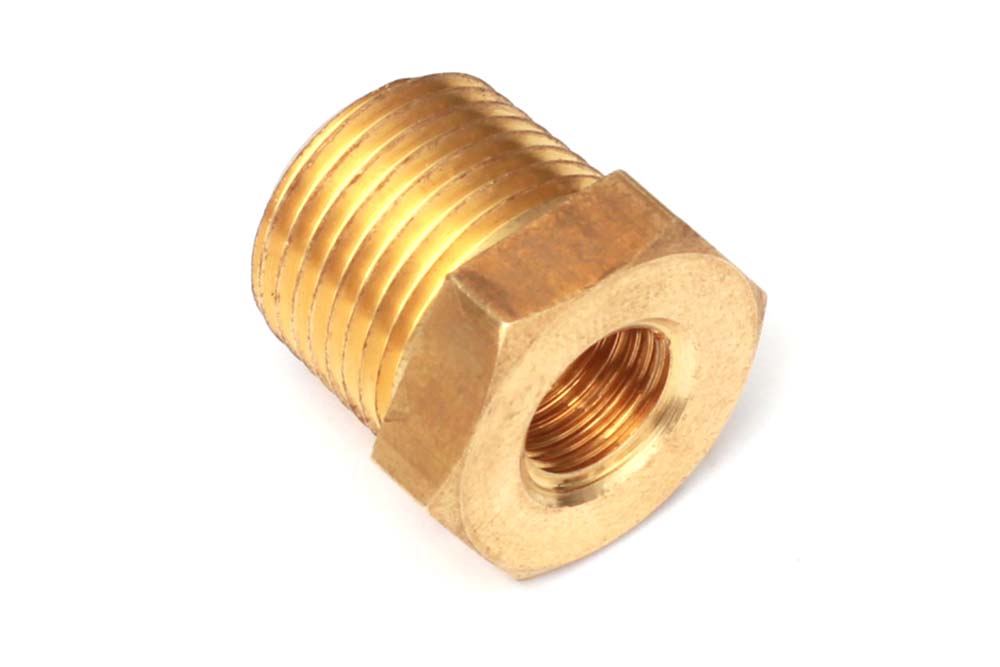 Haltech HT-120000 Adaptor - Brass 1/8"NPTF to 3/8"NPTF