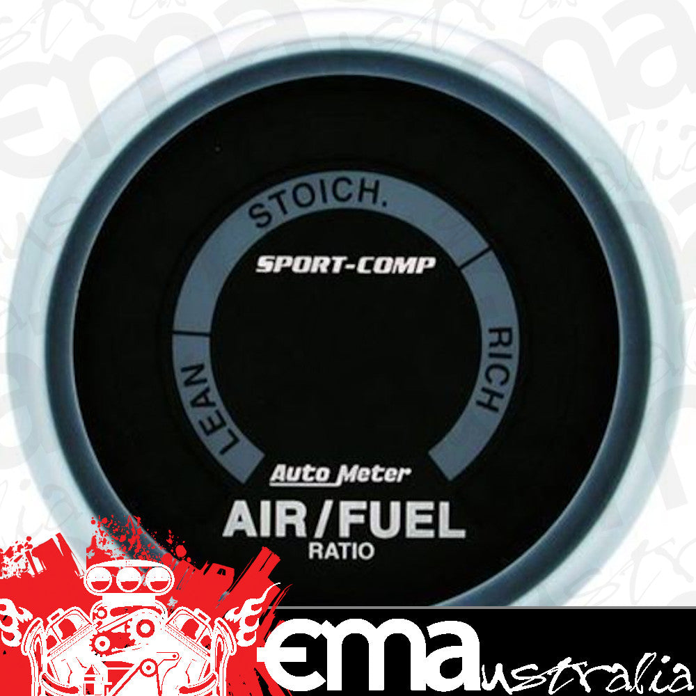 AutoMeter AU3375 Sport-Comp Air/Fuel Ratio Gauge 2-1/16" Digital Narrowband Range: Lean-Rich