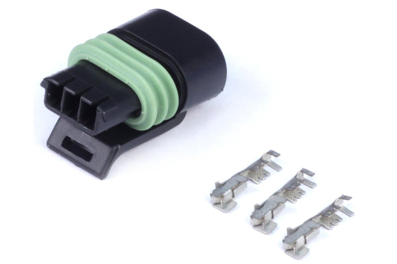 Haltech HT-030414 Plug and Pins Only - Delphi 3 Pin Single Row Flat Coil