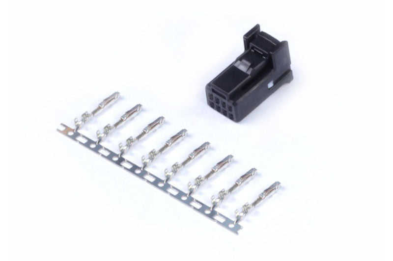 Haltech HT-030003 Plug and Pins Only 8 Pin TYCO Black