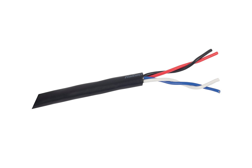 Haltech HT-039204 Cable - Multicore - 4 x 20AWG (Red/Black/White/Blue) - 10M (32')