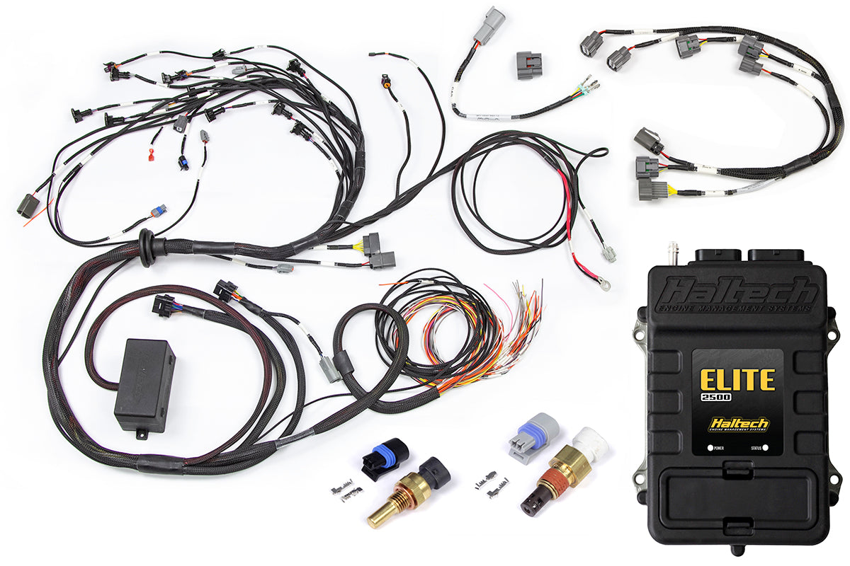 Haltech HT-151309 RB Twin CAM Elite 2500 ECU, Main Harness, CAS Breakout, Late