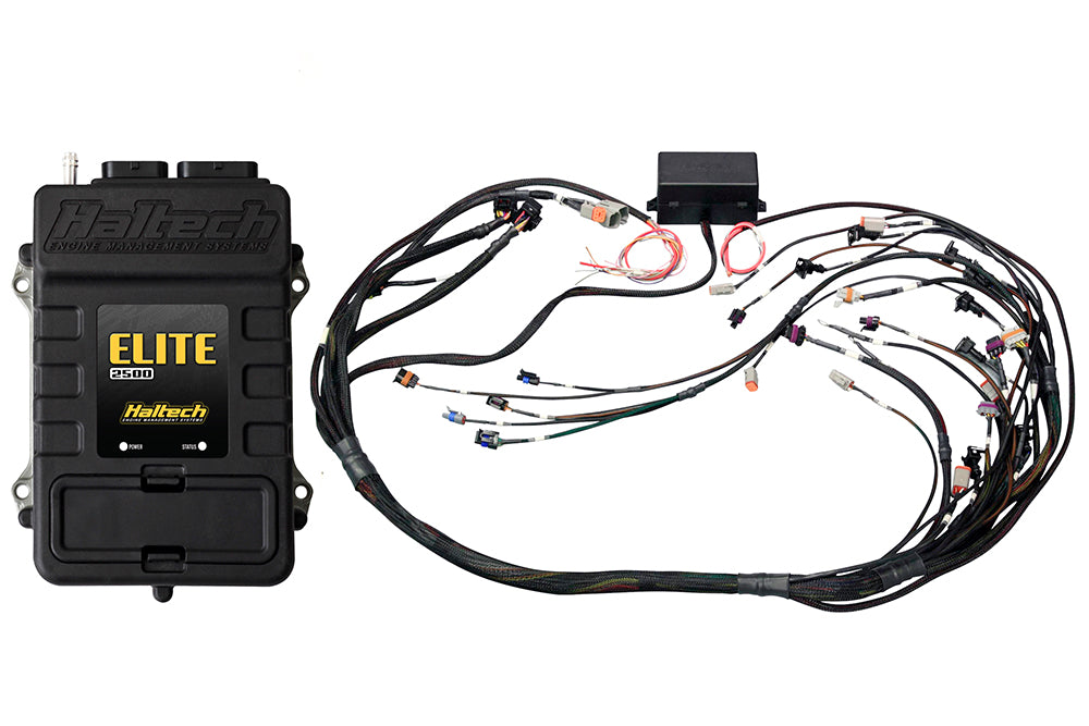 Haltech HT-151366 Elite 2500 GM GEN IV LS2 DBW Ready Term Harn Kit - EV1