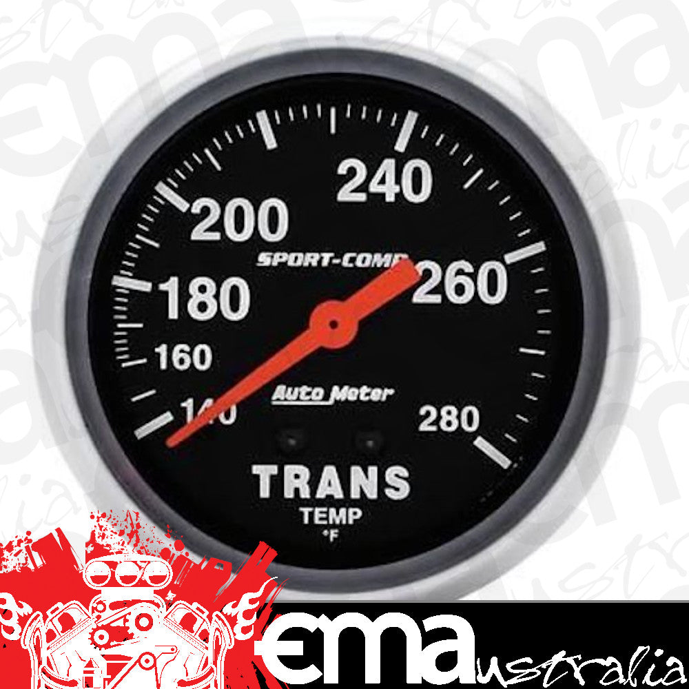AutoMeter 3451 2-5/8" TRANSMISSION TEMPERATURE, 140-280 F, SPORT-COMP