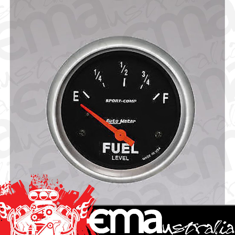 AutoMeter 3514 2-5/8" FUEL LEVEL, 0-90 Ohm, SSE, SPORT-COMP