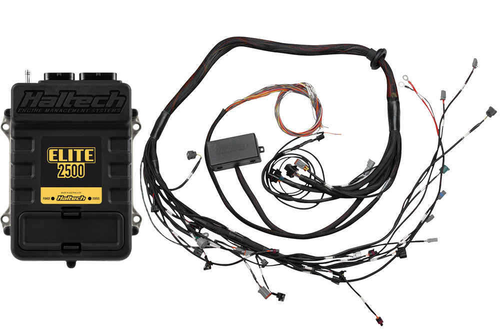 Haltech HT-151326 Elite 2500 Toyota 2JZ Terminated Harness Kit inc HPI6 15AMP
