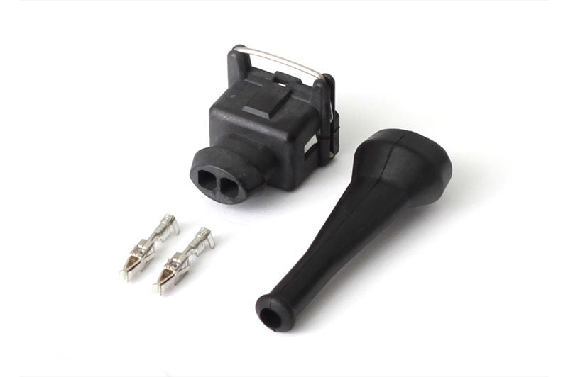 Haltech HT-030300 Plug and Pins Only Bosch EV1 (Square) 2 Pin Junior Timer F